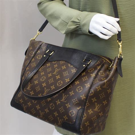 lv shoulder bag black.